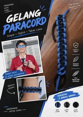 Satu Gelang, Banyak Cerita: Gelang Paracord Karya Siswa XII DKV