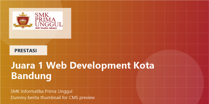 Tim RPL Raih Juara 1 Lomba Web Development Tingkat Kota Bandung