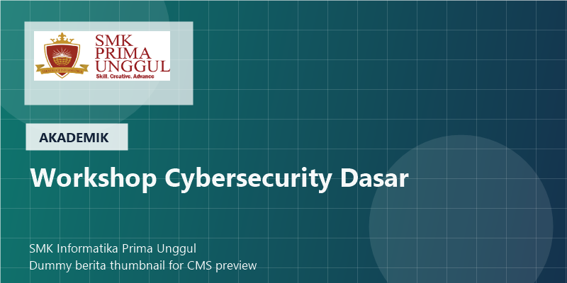 Workshop Cybersecurity Dasar Hadirkan Praktisi Industri Nasional