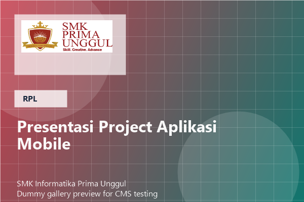 Presentasi Project Aplikasi Mobile