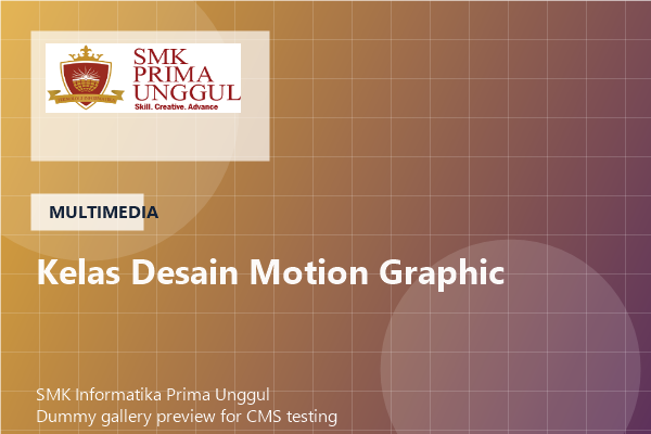 Kelas Desain Motion Graphic