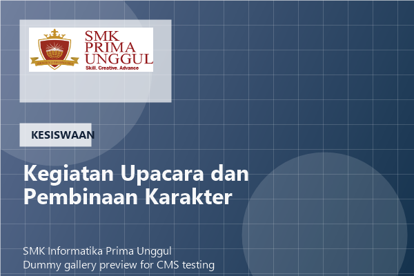 Kegiatan Upacara dan Pembinaan Karakter